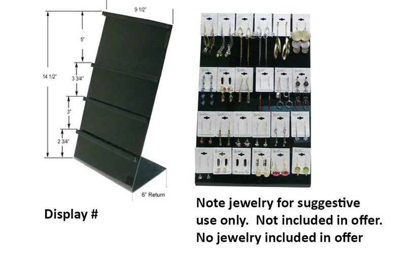 Easel Display L shaped Display Jewelry Display for Long & Short Earrings